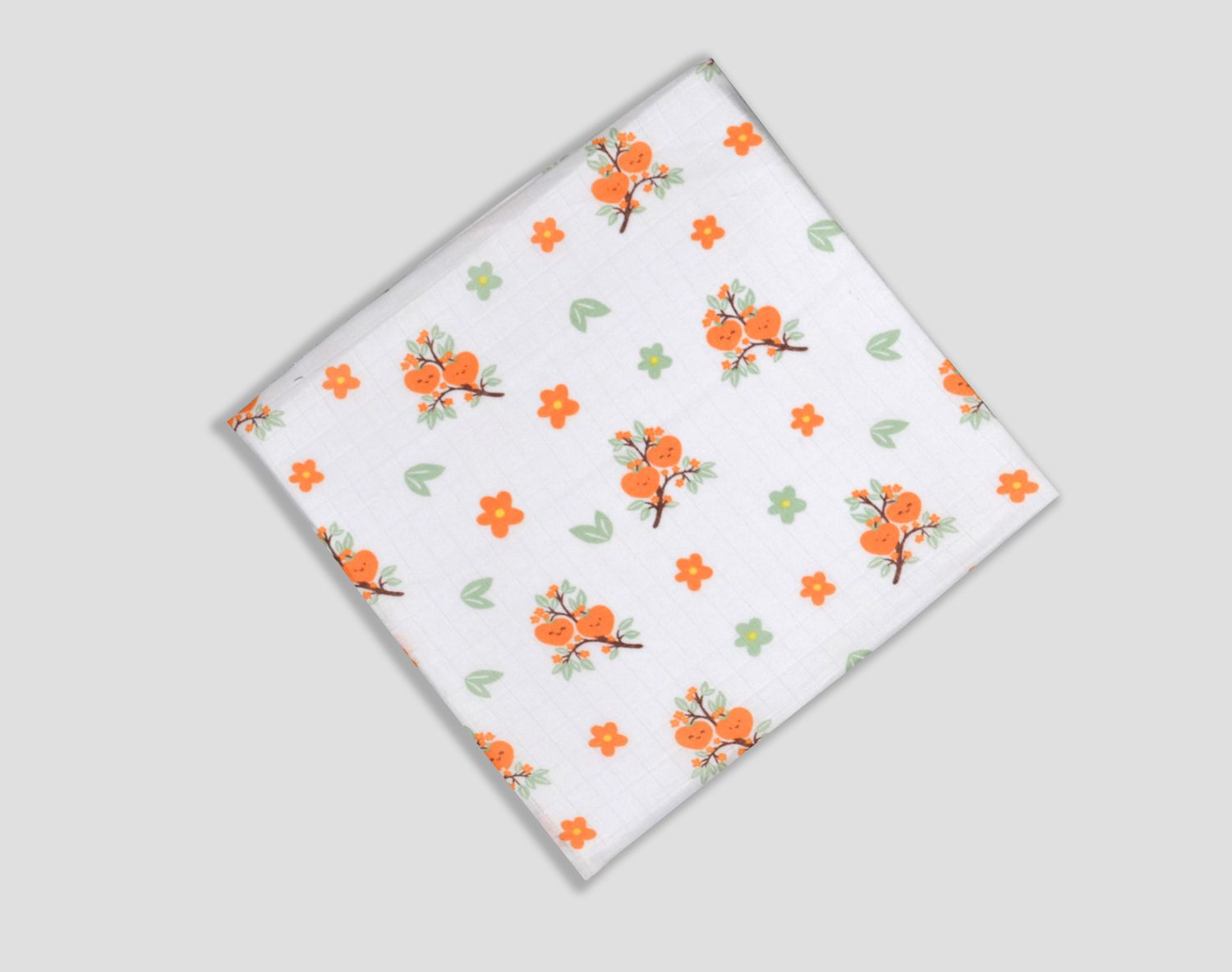 100% Cotton Muslin Fabric 3mtr (Heart Fruit)