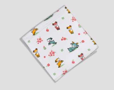 100% Cotton Muslin Fabric 3mtr (Deer)