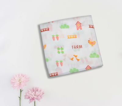 100% Cotton Muslin Fabric 3mtr (Farm)