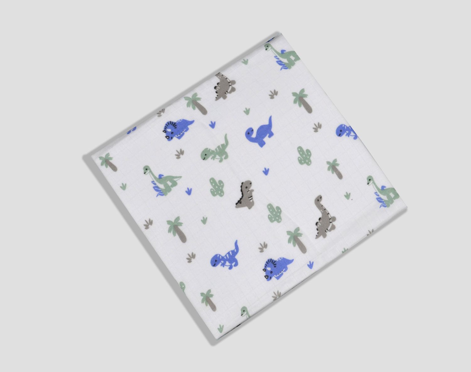 100% Cotton Muslin Fabric 3mtr (Small Dino)