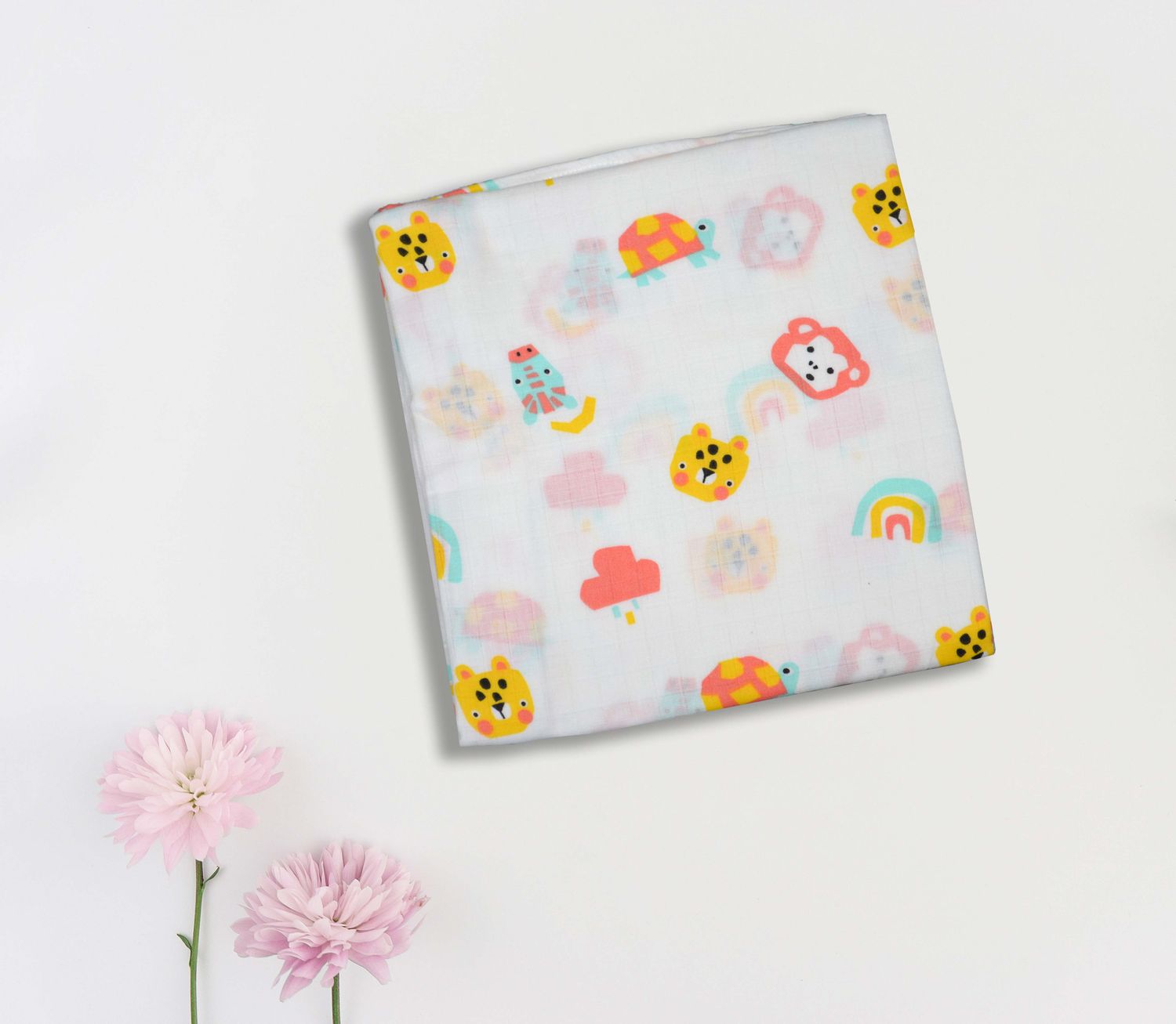 100% Cotton Muslin Fabric 3mtr (Monkey)