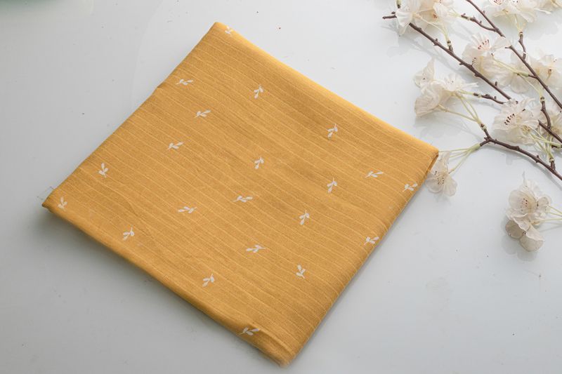 100% Cotton Muslin Fabric 3mtr (Mustard)