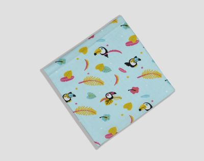 100% Cotton Muslin Fabric 3mtr (Hornbill)