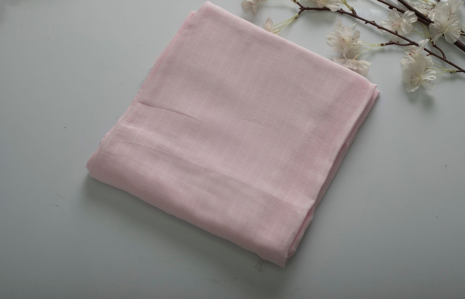 100% Cotton Muslin Fabric 3mtr (Pink)