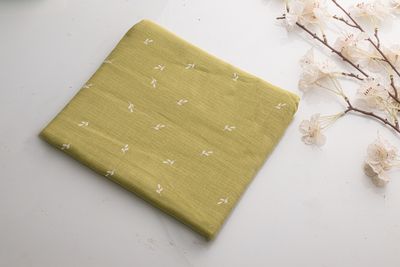 100% Cotton Muslin Fabric 3mtr (Olive Green)