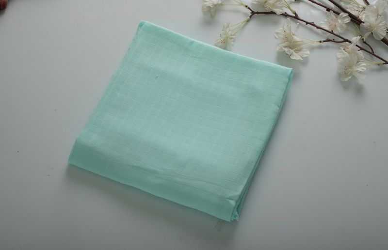 100% Cotton Muslin Fabric 3mtr (Blue)