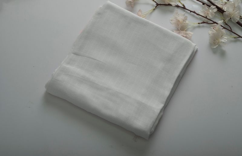 100% Cotton Muslin Fabric 3mtr (Grey)