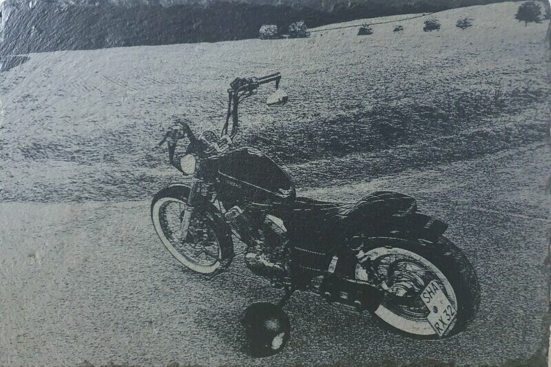 Wandbild Größe L: "Dein Motorrad"