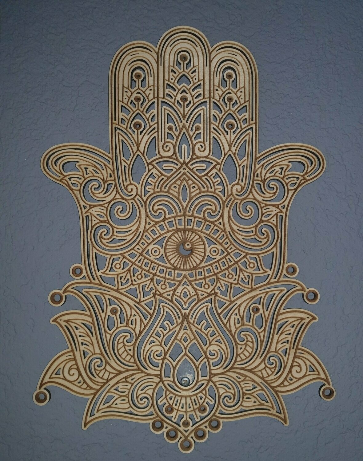 Hamsa-Hand XXL mit extrem vielen Details