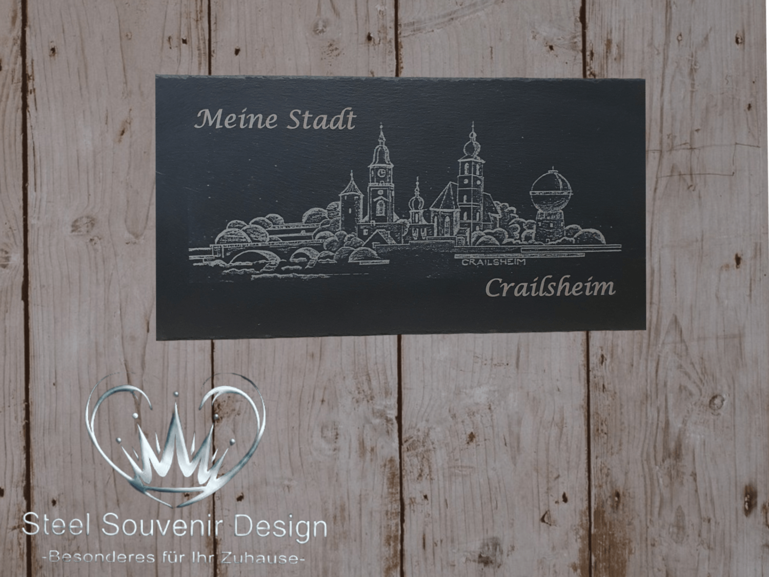 Wandbild "Meine Stadt Crailsheim" XXL