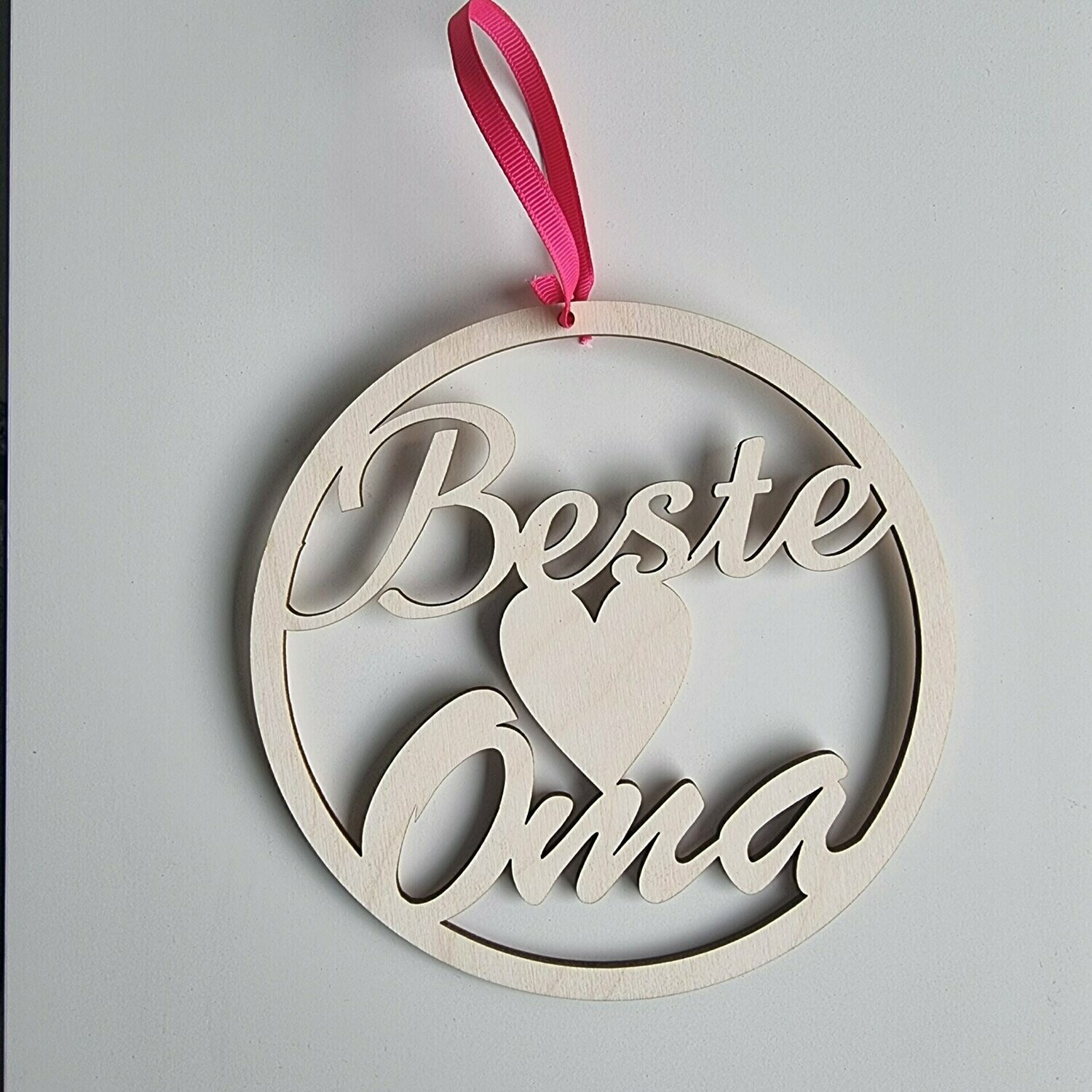 Beste Oma-Anhänger, Größe: 10 cm