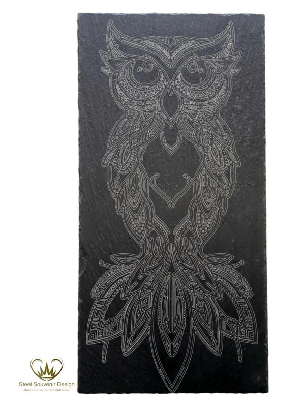 Wandbild "Eule im Mandala Style", mit extrem vielen Details XXL