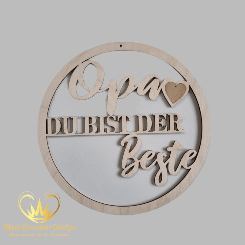 Loop: Opa DU BIST DER Beste, (Größe 27 cm)