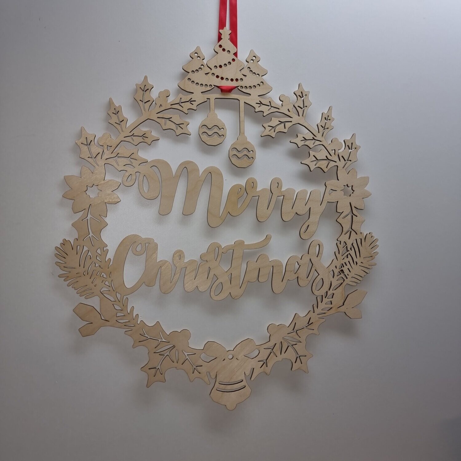Merry Christmas Tür- und Fensterschmuck (Größe 30 cm) L