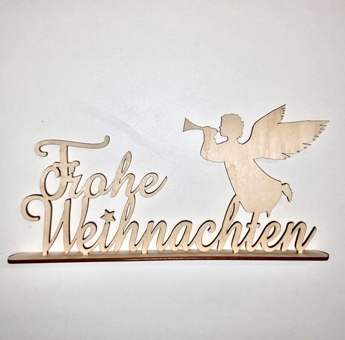 Frohe Weihnachten Tischaufsteller in XL