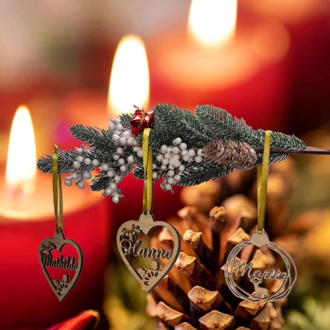 Personalisierter Weihnachtsschmuck XL