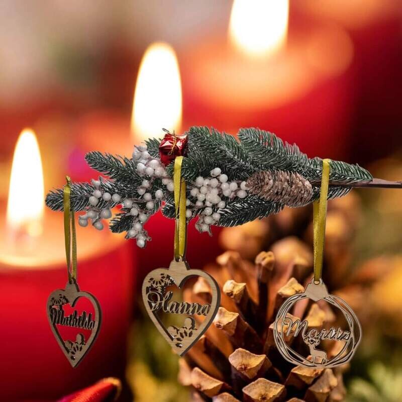 Personalisierter Weihnachtsschmuck XL