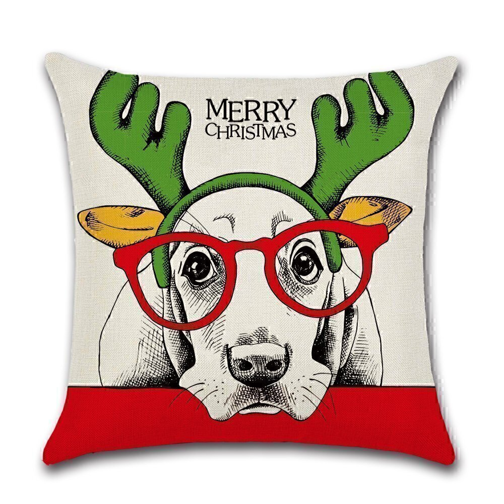 Kussenhoes Kerst - Merry Christmas Hond