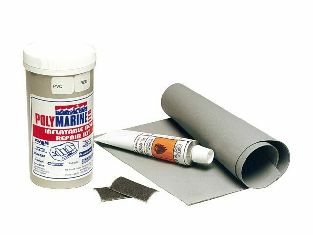 Polymarine Opblaasboot reparatieset grijs PVC