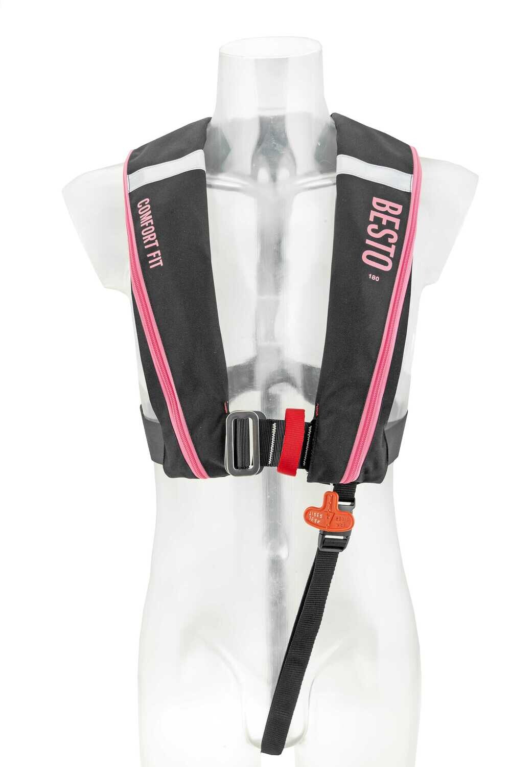 Besto Comfort Fit 180N Zwart/Roze