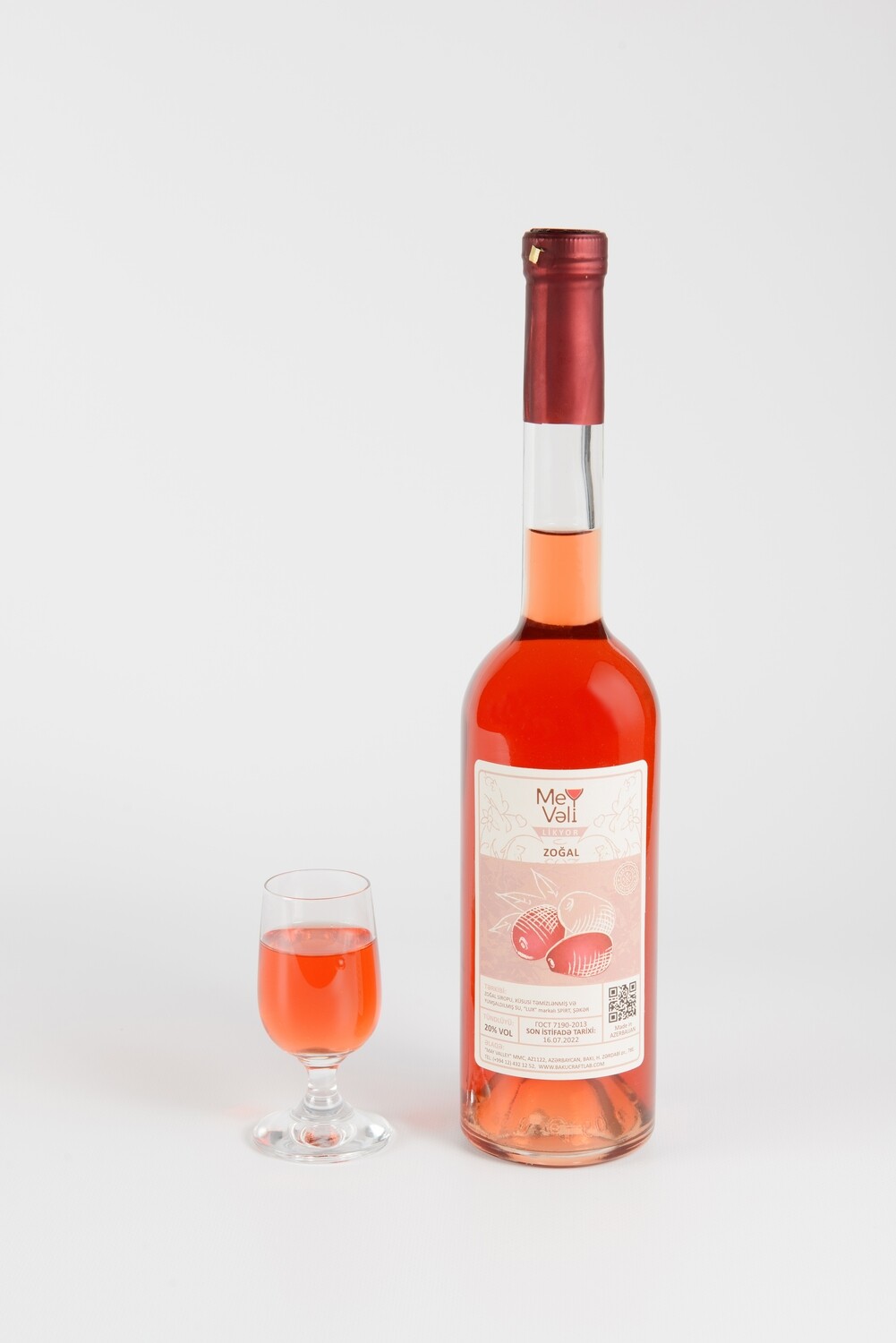 Zoğal Likyoru/Наливка кизиловая/  Cornelian Cherry Liquor