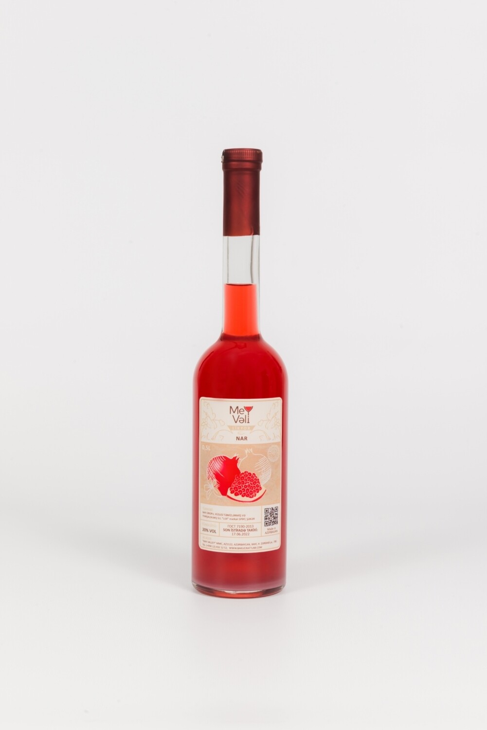 Nar likyoru/Наливка гранатовая/  Pomegranate Liquor 0,5L 