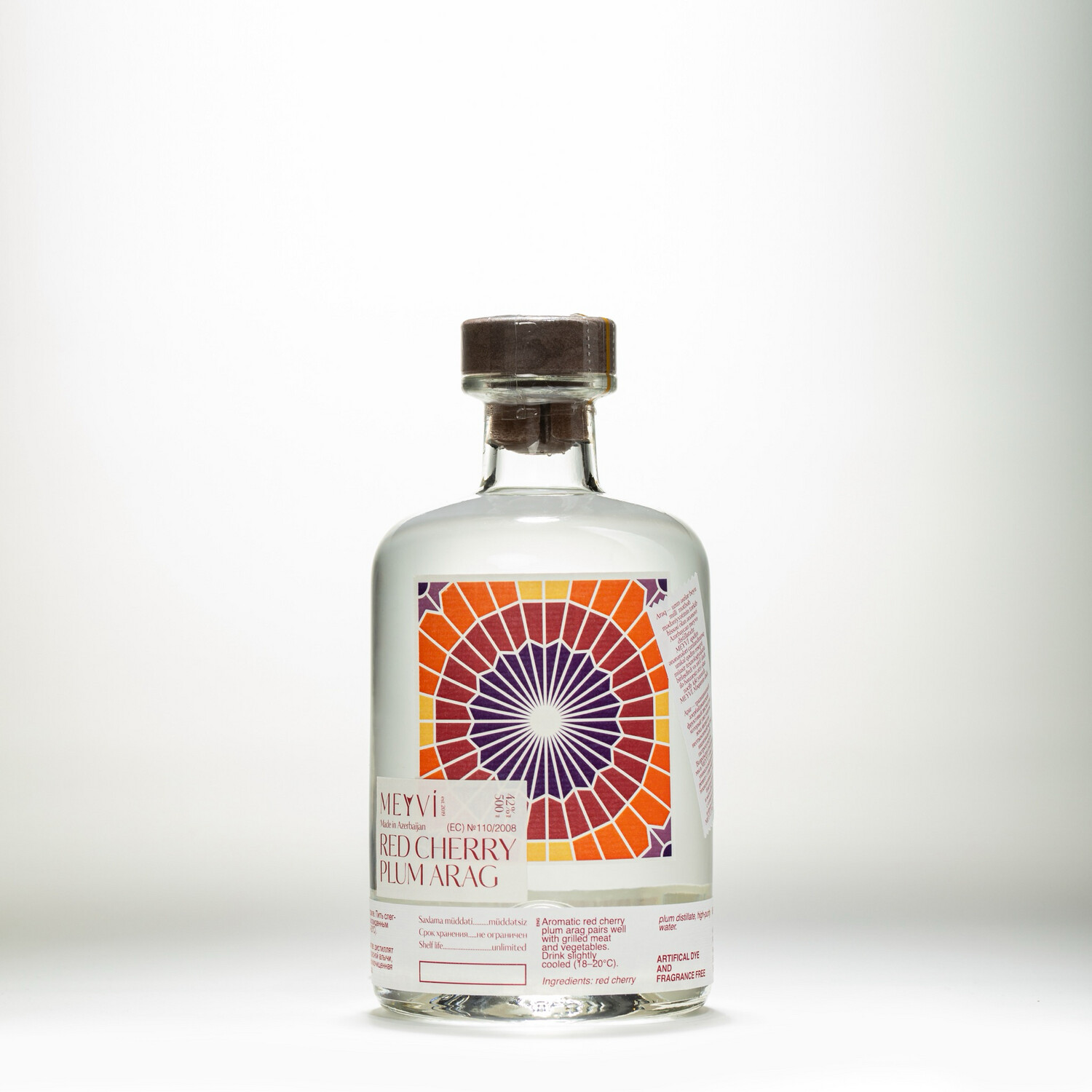 Qırmızı alça (Udi) arağı/Red cherry plum(Udi) arag/ Араг из красной алычи(Удинский) 42% 500ml