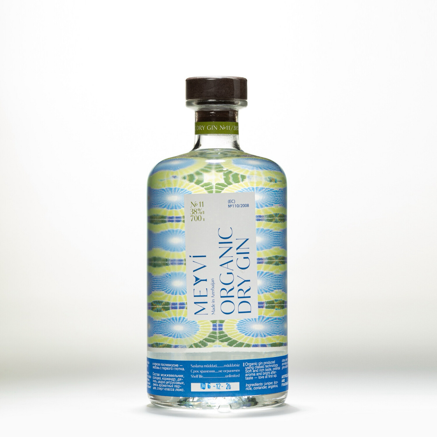 Organic Dry Gin №11 38% 700ml