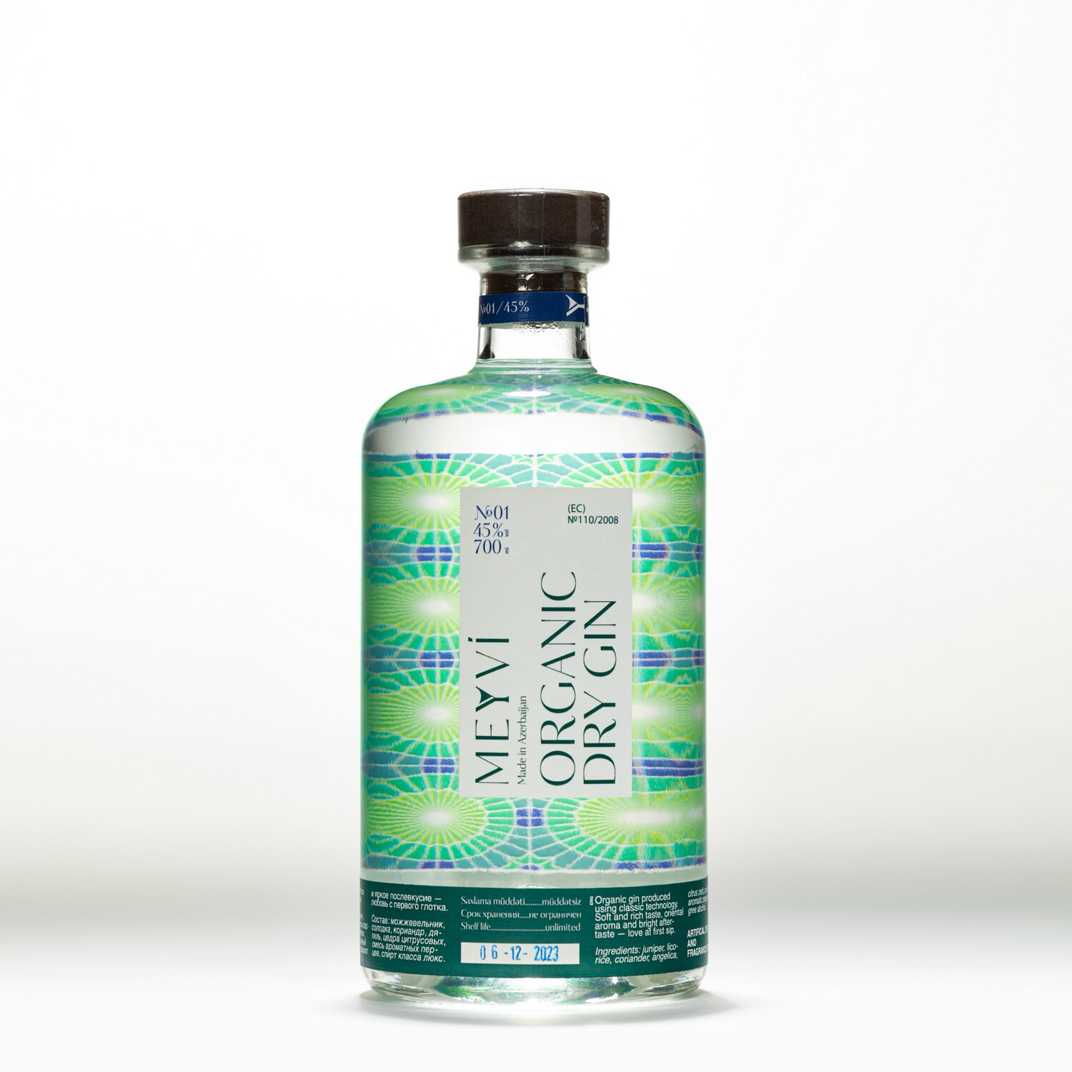 Organic Dry Gin №01 45% 700ml