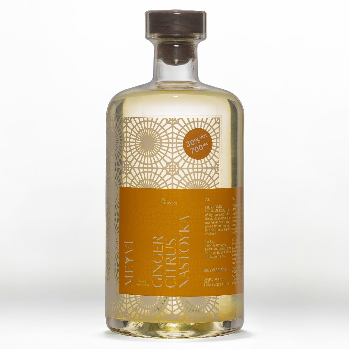 Имбирно-цитрусовая настойка / ginger citrus infusion 30% 700ml