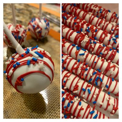 4th of July Cakepops