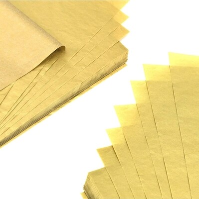 Metallic Gold Tissue Paper - 14×20&quot;