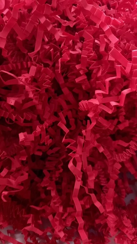 Red Crinkle Paper