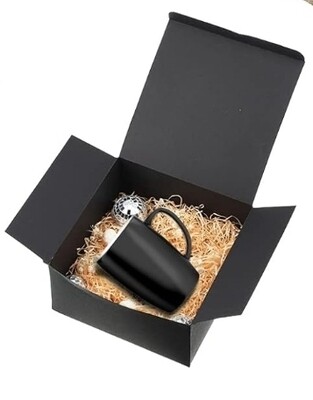 8×8×4&quot; Black Gift Box