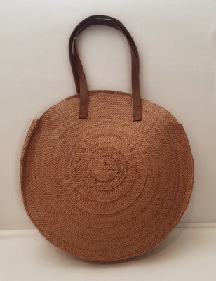 Circular bag - Tan
