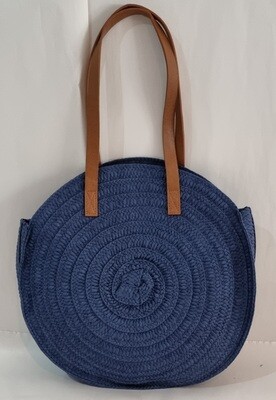 Circular bag - French blue