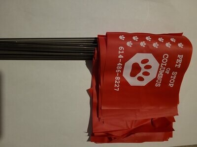 Pet Stop Boundary Training Flags - Qty 50