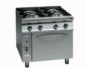 COOKING RANGE WITH OVEN (Gas, 4-Burners)