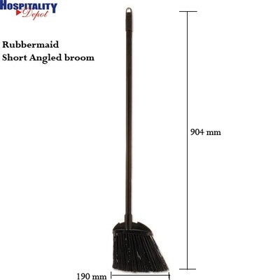 BROOM: RUBBERMAID COMMERCIAL ANGLED BROOM (SHORT)