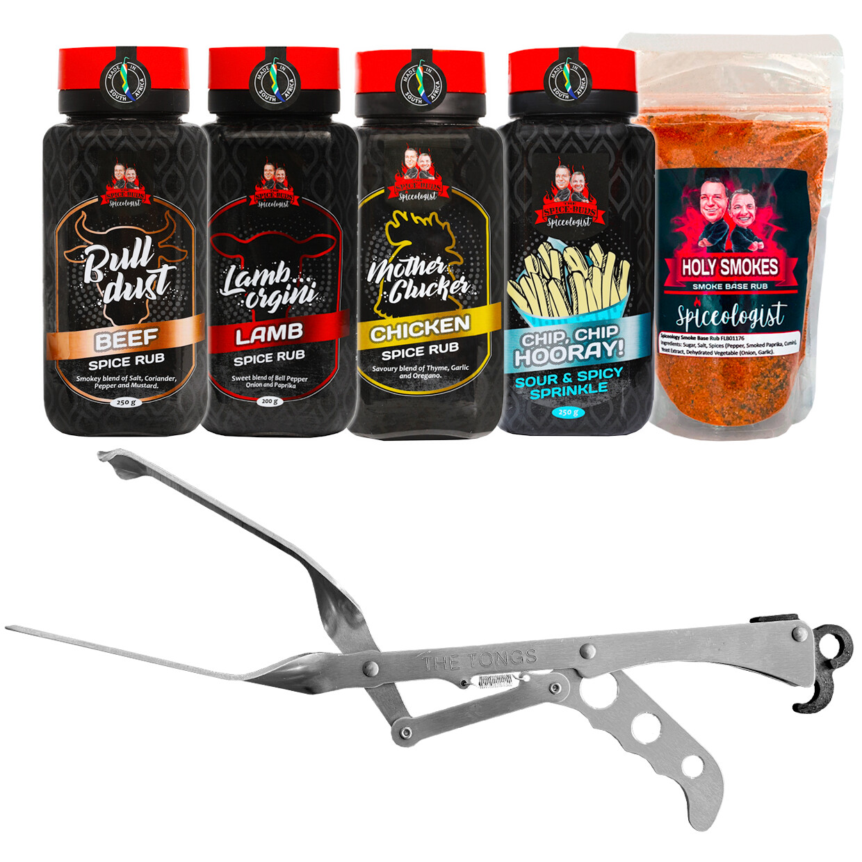 Spice Buds TONGS & All Rub Combo