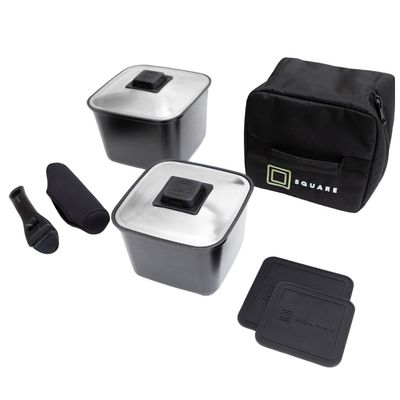 The Square Pot set - Stackable