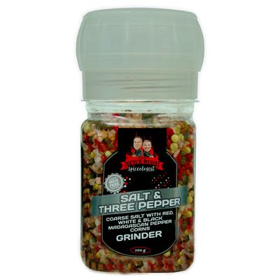 Salt &amp; 3 Pepper Corn Blend - 200g