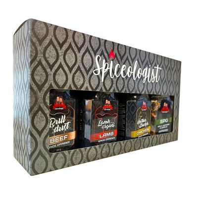 Grinder Braai Box #1- Beef, Lamb, Chicken &amp; SPG + FREE SAUCE