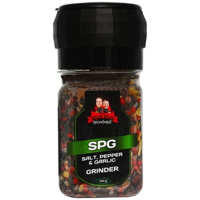 SPG Salt, Pepper &amp; Garlic Grinder - 200g