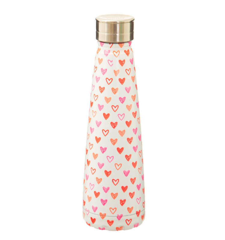 Sass &amp; Belle Red Love Hearts Water Bottle