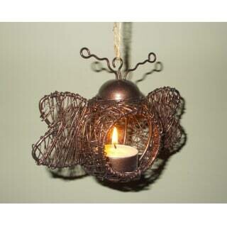 Bumble Bee Tea Light Holder- Ornamental Wirework