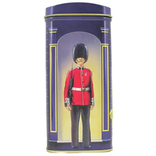 Embossed British Royal Sentry Money Box (Gold Helmeted Guard) OR (Bearskin)