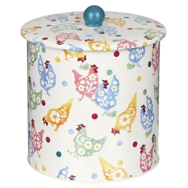 Emma Bridgewater Polka Spring Chicken Biscuit Barrel