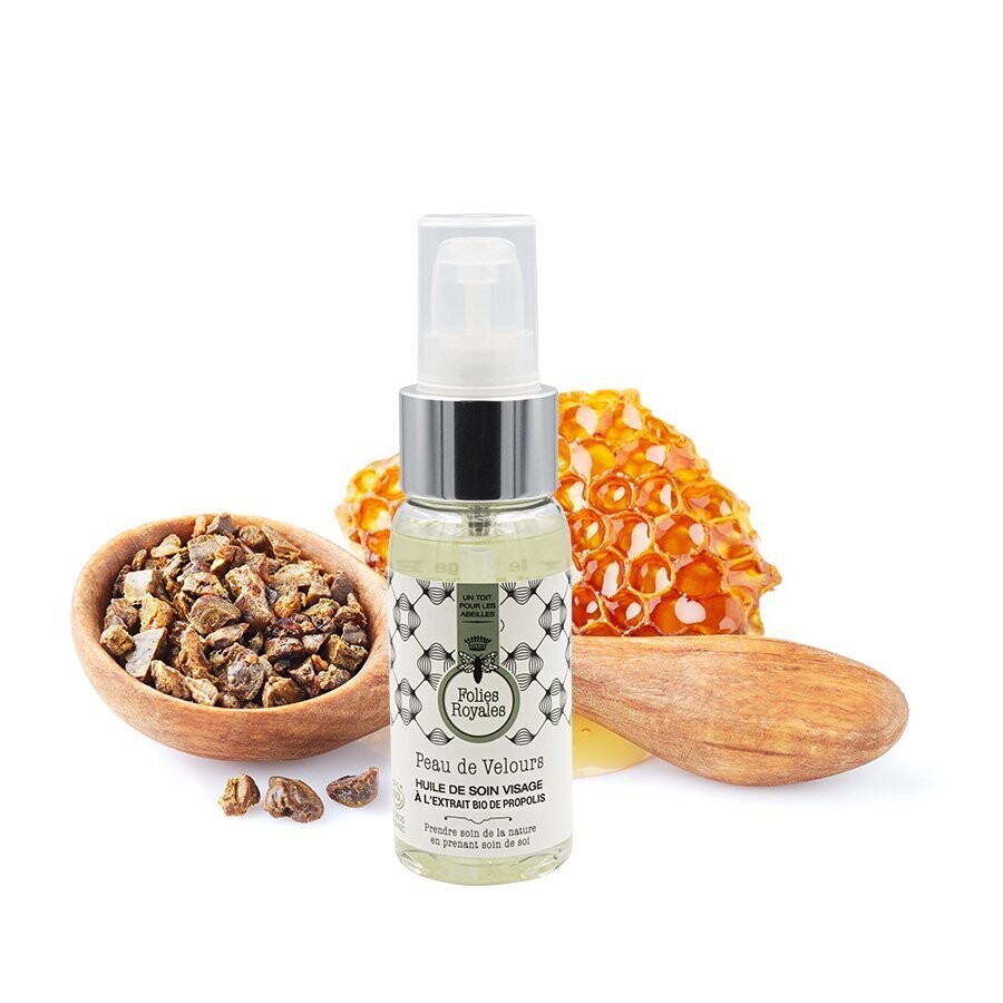 HUILE DE SOIN VISAGE À L'EXTRAIT BIO DE PROPOLIS - 50 ML