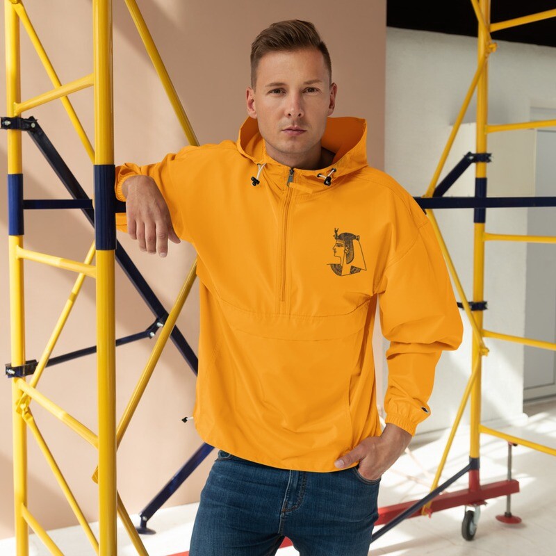 Embroidered Champion Packable Jacket poster pharaoh